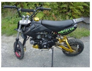 125cc modified offroad pitbike for sale