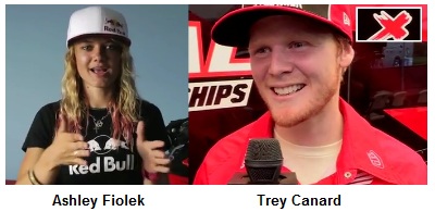 Ashley Fiolek and Trey Canard are part of honda motocross