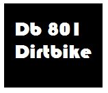 Db 801 motocross bike for kids