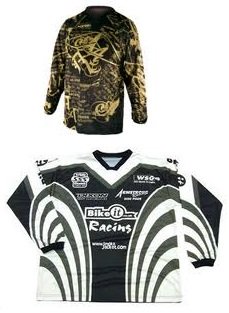 Dixon GP Racing Jersey and Acerbis JDP motocross jersey