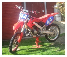 Honda CR 125 motocross bike