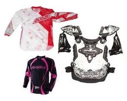 Oneal Youth Girl Pink Jersey AXO Jr Sport Jersey Hammer Chest Protector