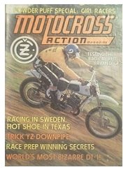 an old motocross action magazine from 1974