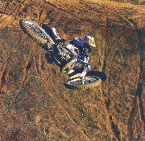 dirt bikes in the air